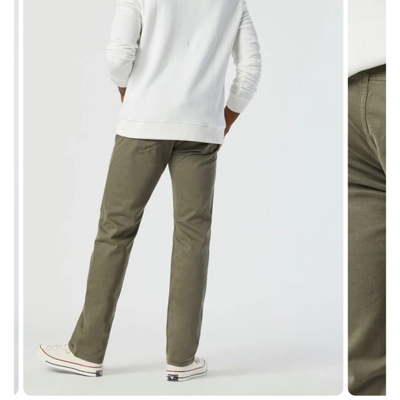 Mavi Zach Straight Leg Pants - Regular Rise | Dusty Olive Twill size 35x30 - Picture 9 of 10